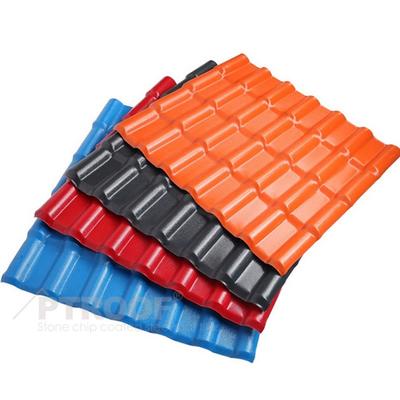 4x8 Ft Corrosion Resistance Roofing Materials Plastic Spanish Roof Tile/Corrugated PVC Roofing Sheet
