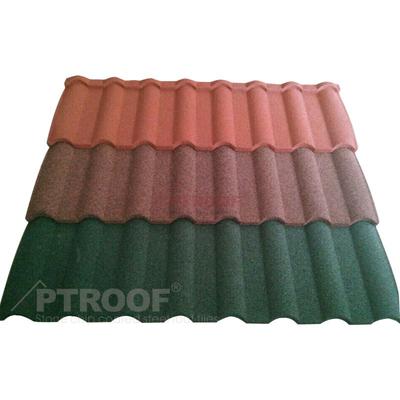 Long-Lasting Steel Roofing  Colorful Stone Coated Metal Roofing Tile For Building