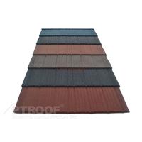 Excellent Durability Shake Stone Coated Metal Roofing Tile