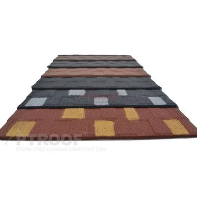 Shingle Color Stone Coated Metal Roofing Tile for Residentia