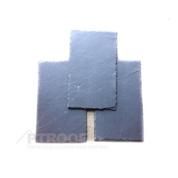 Natural Rectangle Black /Grey Slate Roof Slate Tile for Home Decoration PT-S01